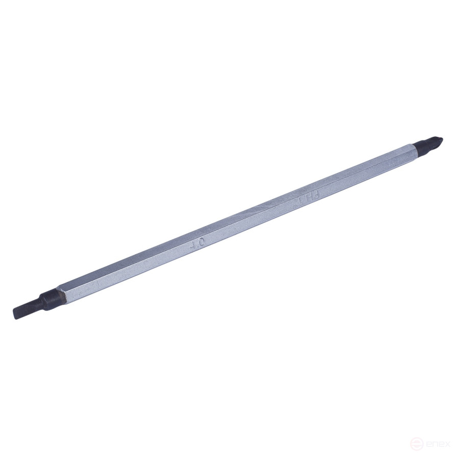 Insert (bits) for screwdriver 91232, Slotted 4 mm / Phillips PH1 KING TONY 1317401PN