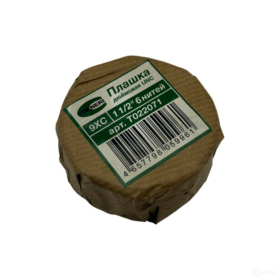 Плашка UNC 1-1/2" 6 нитей TORNERI Т022071