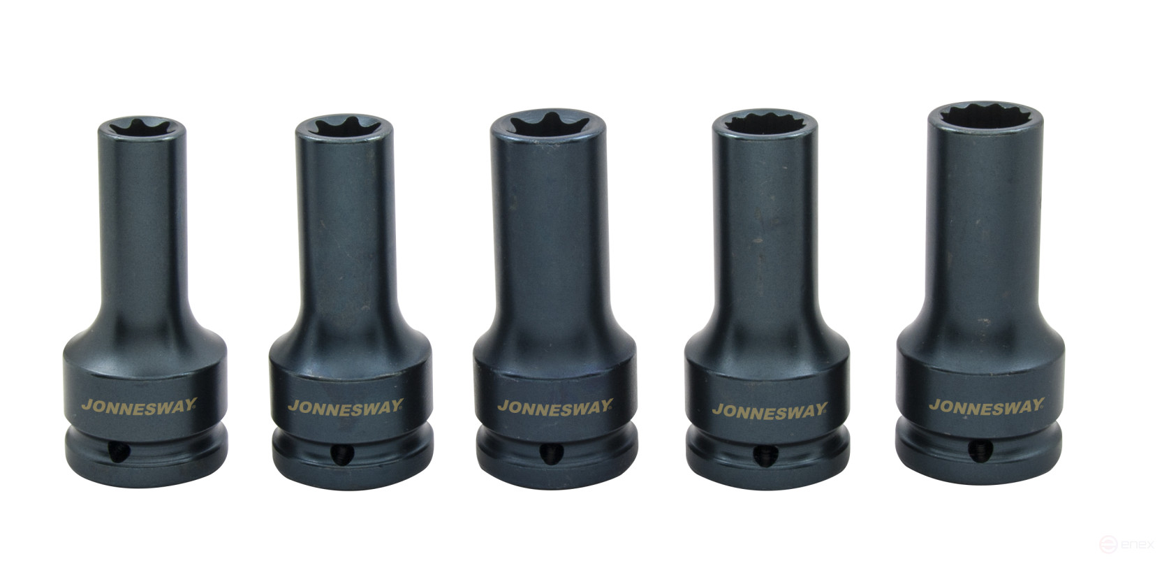 AN040264 Набор торцевых головок 3/4"DR E18 / E20 / E24 / 17 мм/19 мм 12-гр. для болтов ГБЦ MAN