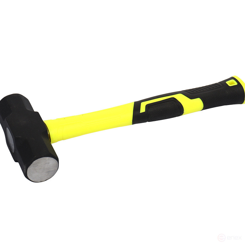 Кувалда ER-41000: 1000 гр., с фибергласовой рукояткой ЭВРИКА /1/18 NEW