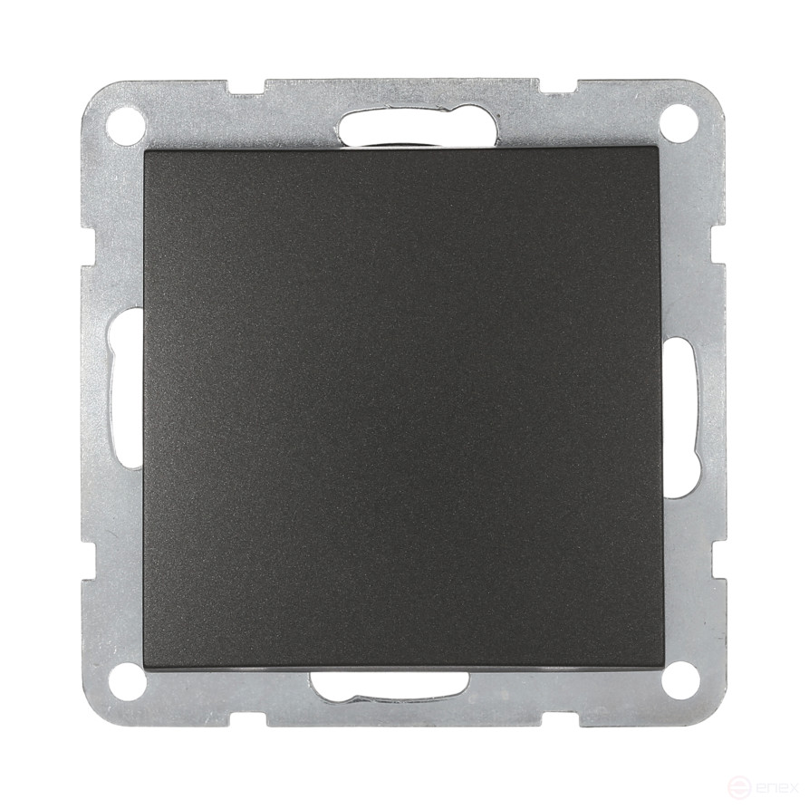 Switch 1-terminal, for 2 directions (scheme 6) 16 A, 250 B (black velvet) LK60