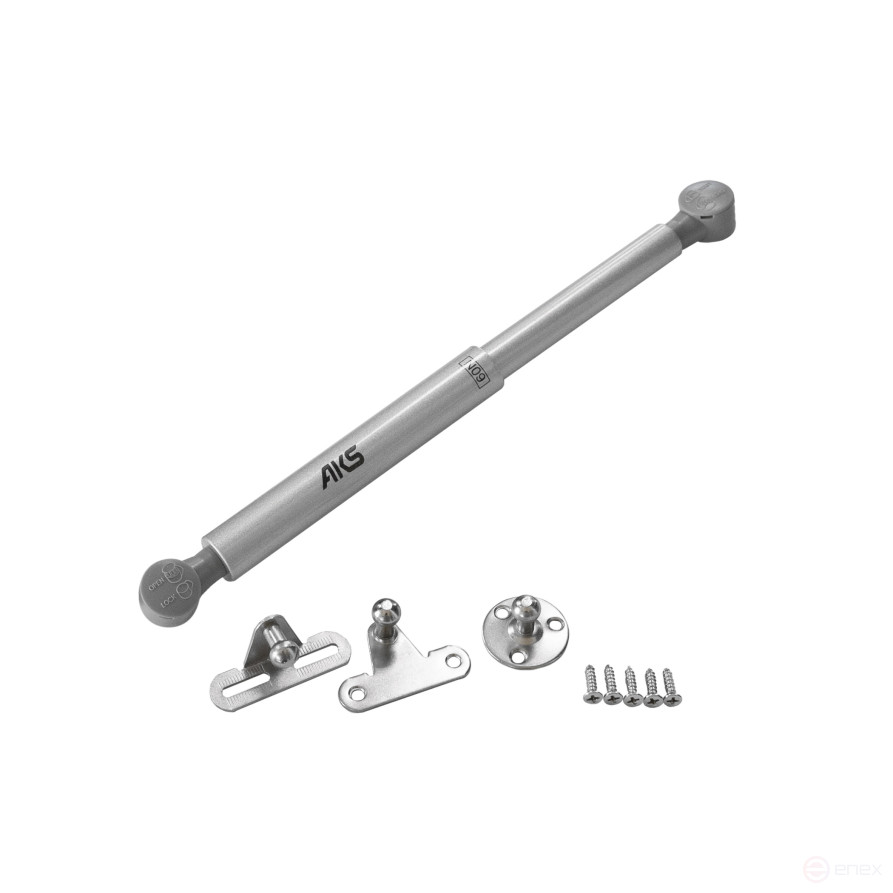 Gas lift upper 60N with locking in any position grey AKS