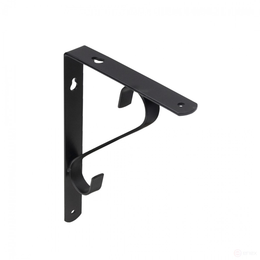 Shelf holder meth. SONATA 250*170*25*3 , black AKS