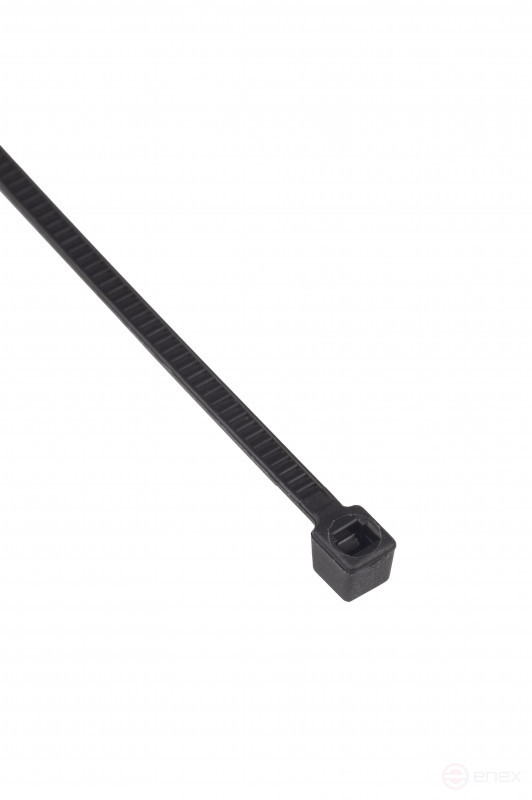 WRline WR-SHN-25-100B Стяжка-хомут 2,5х100 мм, кабельная нейлоновая 6,6, неразъемная, цвет черный (100шт)