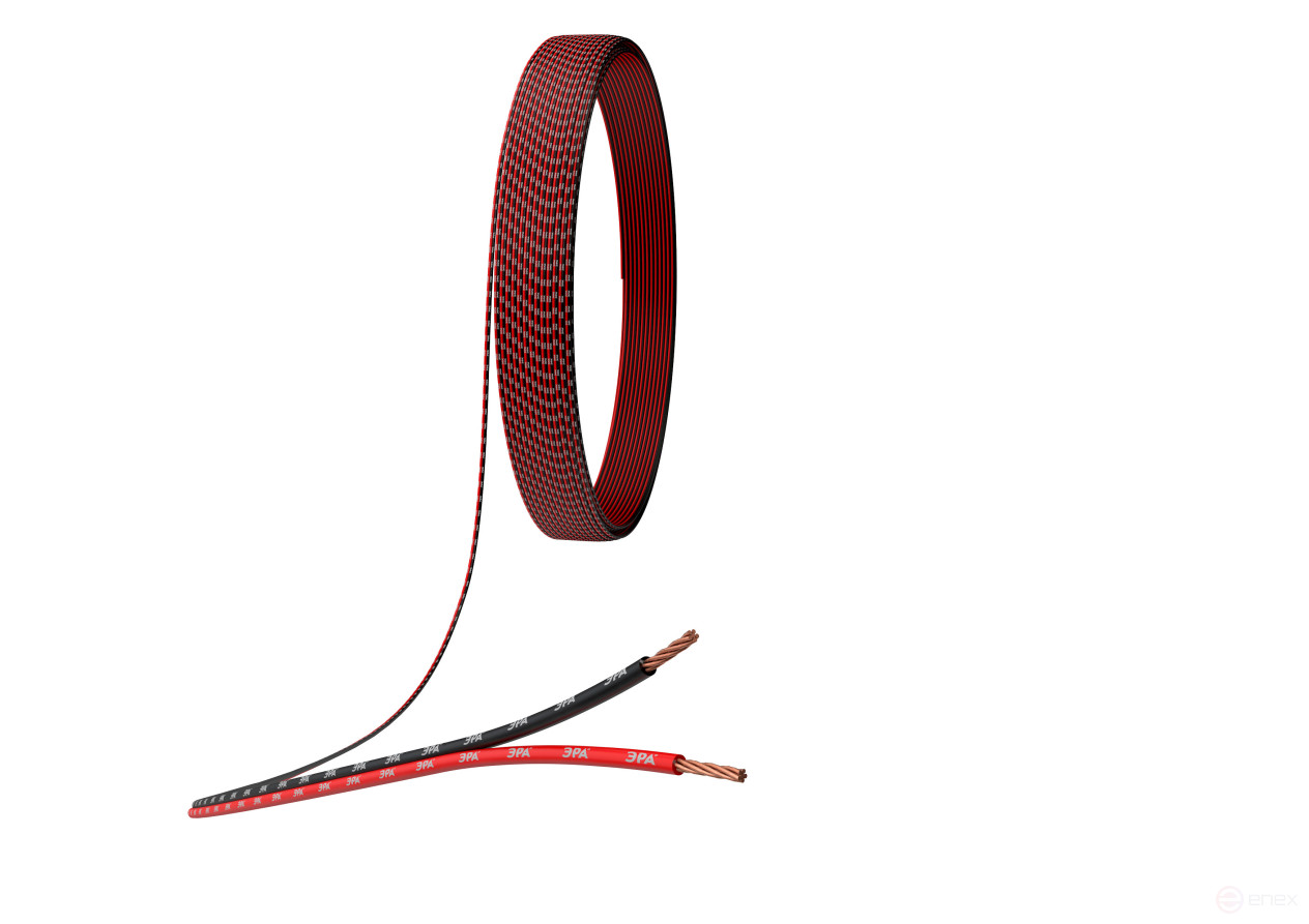 A-25-RB ERA Speaker cable 2x0.25 mm2 red and black 100 m