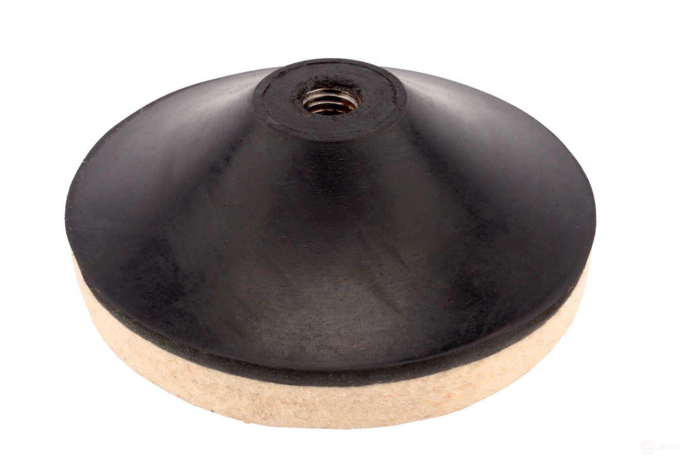 Насадка для УШМ с тонкошерстным войлоком D-125*10мм АвтоDело (8000 об/мин) 44055