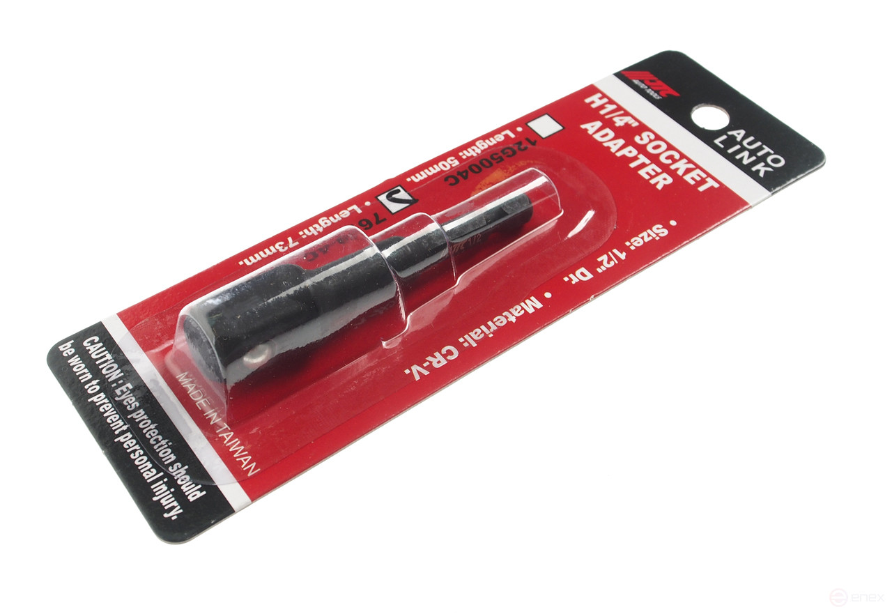 Адаптер 1/2" 73мм для торцевых головок под шуруповерт в блистере JTC