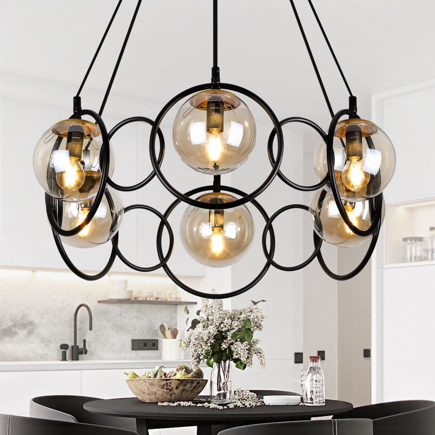 Rivoli Ariadna Chandelier 4074-206 6 x E14 40W design