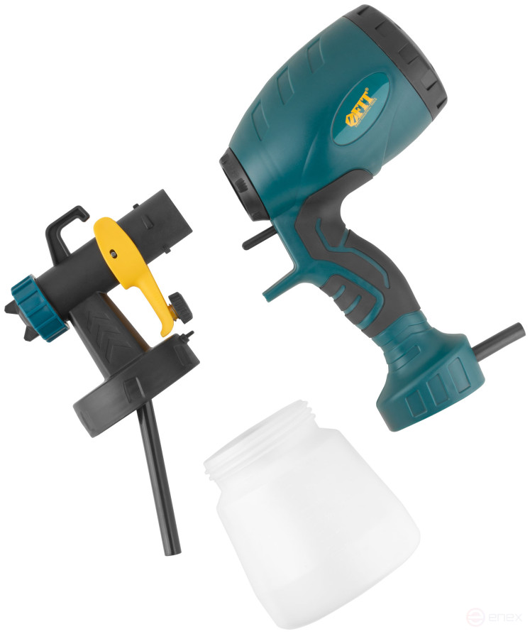 Распылитель электрический 500 Вт; 2,5 мм; 800 мл; 40 din/сек; 800 мл/мин; HVLP; коробка