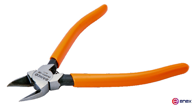 Кусачки-бокорезы с ручками, покрытыми ПВХ,, оксидированные, 150 мм