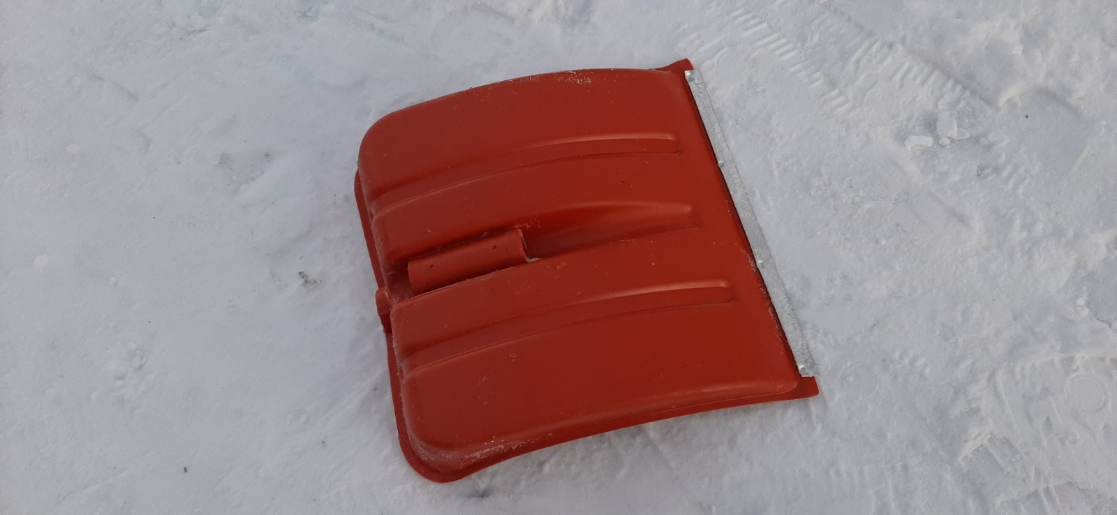 Snow shovel "Snowball" Color 380x365mm with aluminum bar