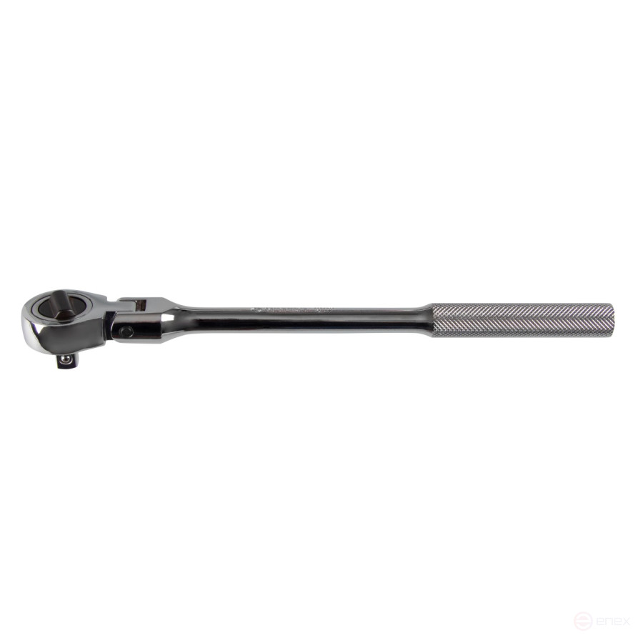 Трещотка 3/8", 250 мм, 32 зубца, дисковый механизм, шарнирная KING TONY 3734-10F