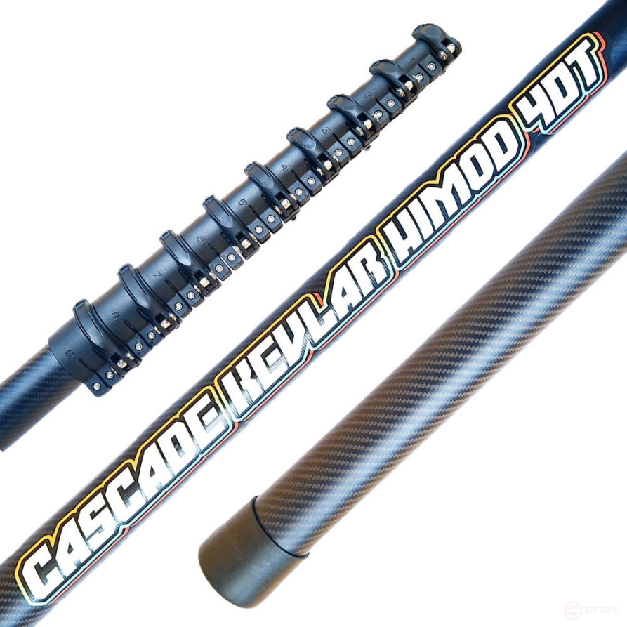 Штанга телескопическая карбоновая Cascade Kevlar HiMod 40T 15.3м