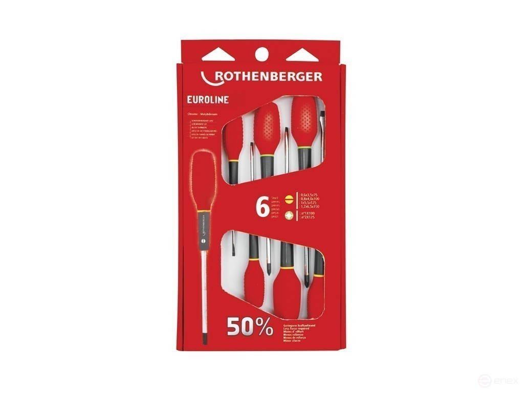 Набор отверток EUROLINE Phillips (Евролайн)