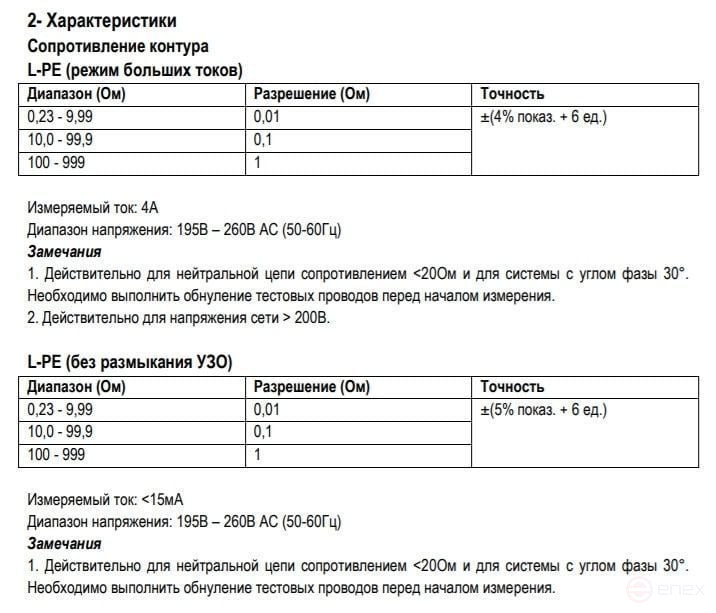 DT-6650 Тестер электроустановок многофункциональный