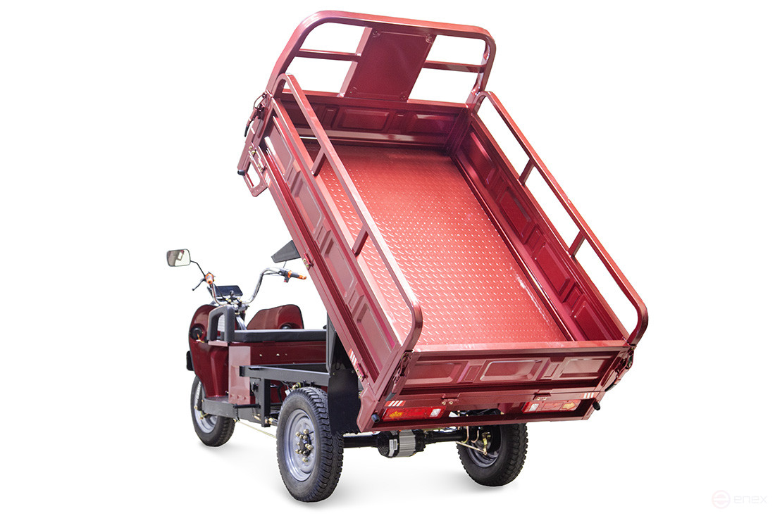 Грузовой электротрицикл Rutrike D4 1800 60V1500W, темно-серый