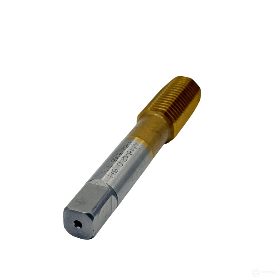 Метчик бесстружечный (раскатник) M 16х2.0 Р6М5К5 с покрытием TiN TORNERI Т025337