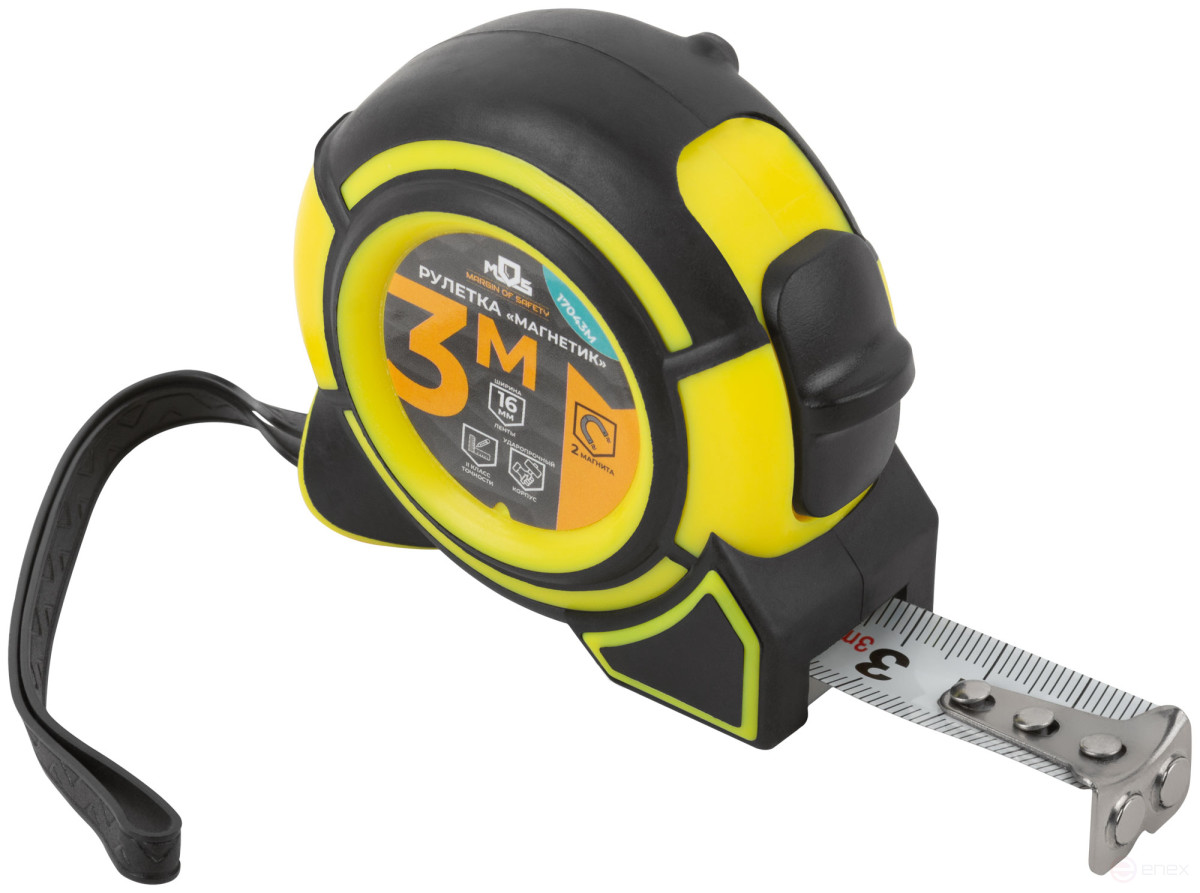 Magnetik tape measure 3 m x 16 mm