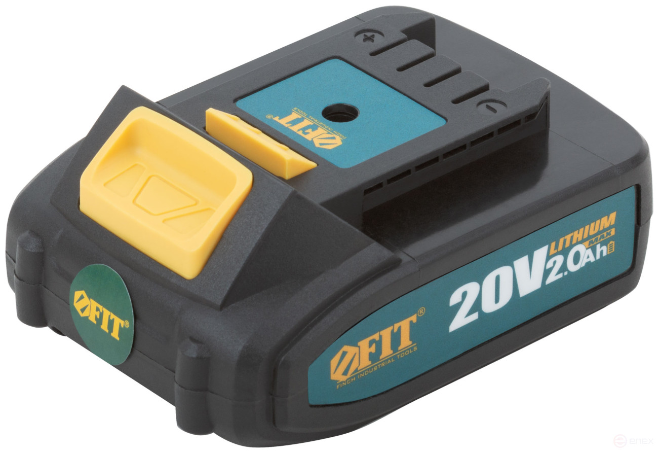 Батарея акк. 20 В; Li-Ion; 2,0 Ач; 0,4 кг ; индикатор заряда; коробка