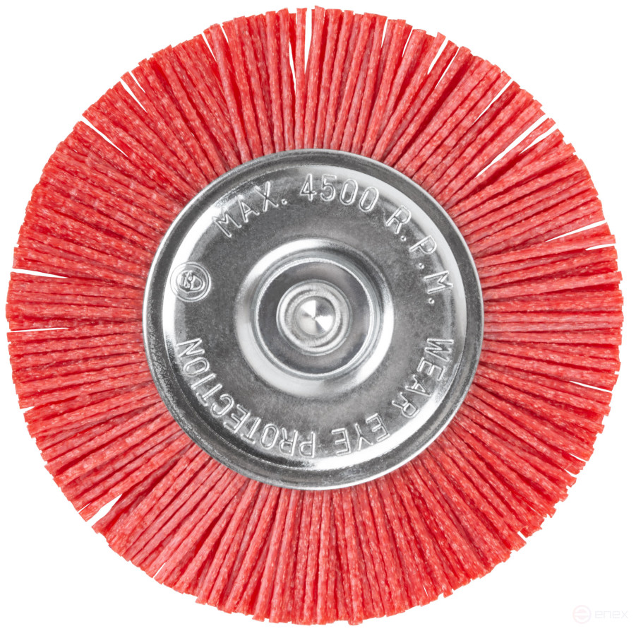 Щетка для дрели, тип "Плоская", нейлон, 100 мм, блистер, CUTOP Profi