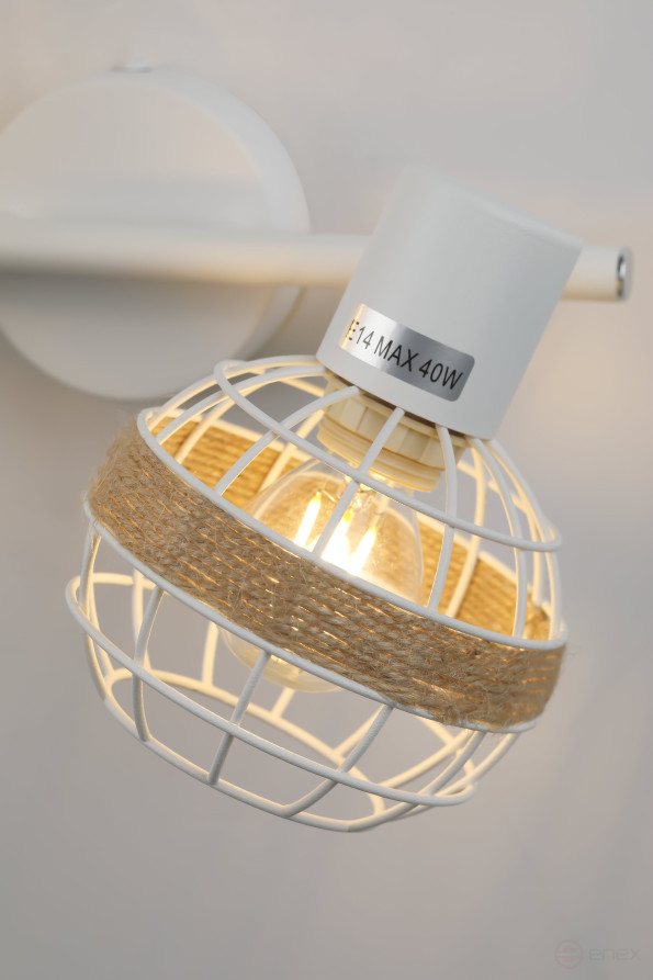Rivoli Anselma 7034-702 spot wall and ceiling lamp 2 x E14 40 W rotary