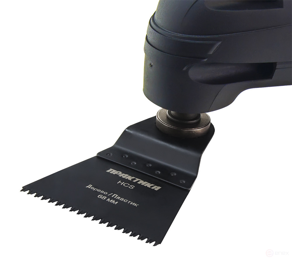 Насадка для МФИ ПРАКТИКА режущая прямая, HCS, по дереву, 65 мм, крупный зуб (240-102)