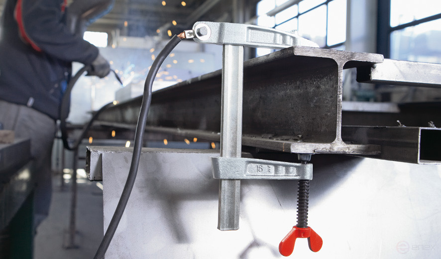 TP-2F Grounding clamp for welding, with wing screw 150/60, current up to 600 A