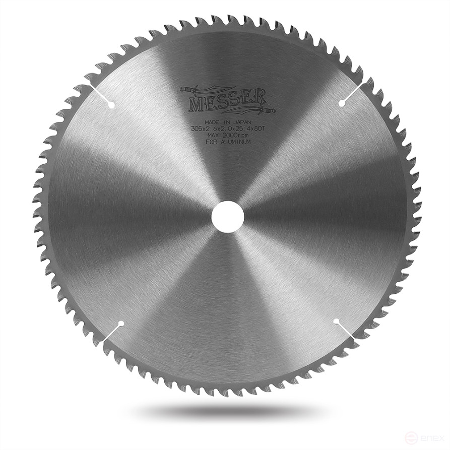 Твердосплавный диск для резки алюминия MESSER. Диаметр 305 мм.