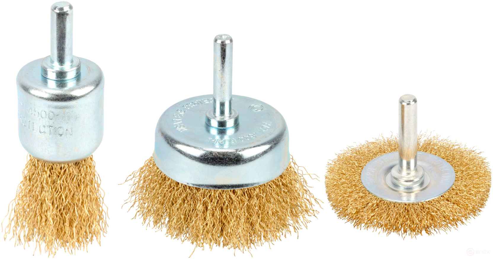 A set of cleaning brushes for a drill 3 pcs.(D-25/50/50mm) Avtodor 44019