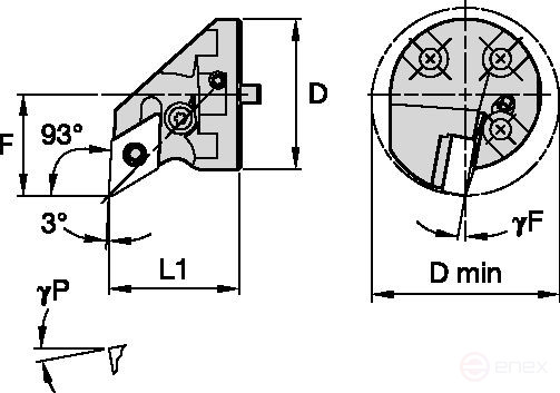 Расточная оправка H5063PDUNL15