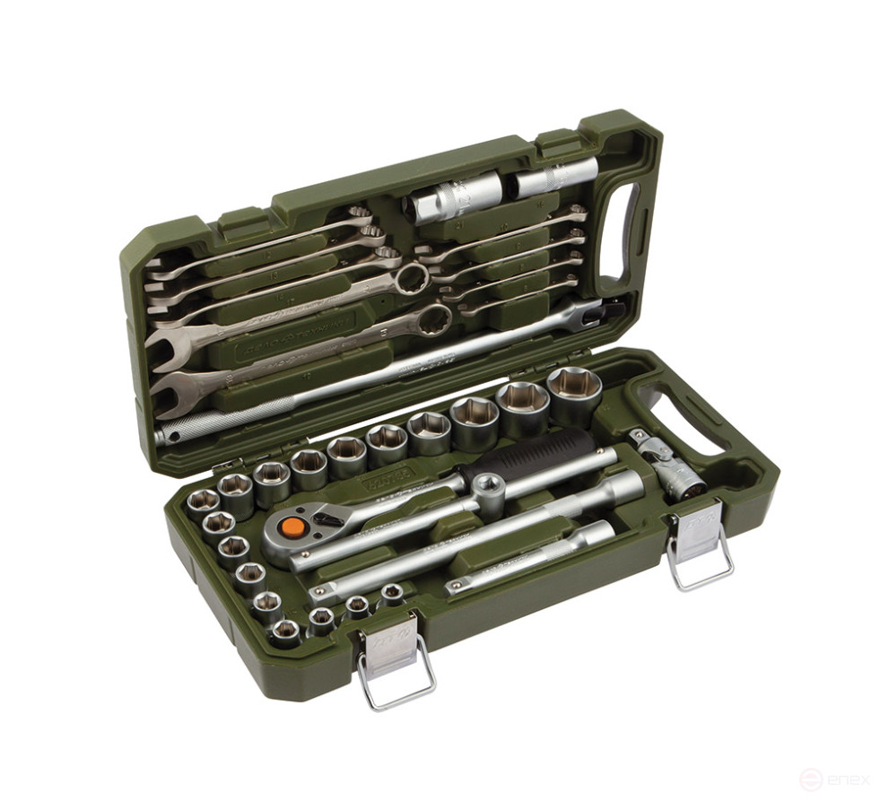 620735 1/2" head set with combination keys, 35 prem.