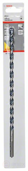 Сверла по бетону CYL-5 8 x 200 x 250 mm