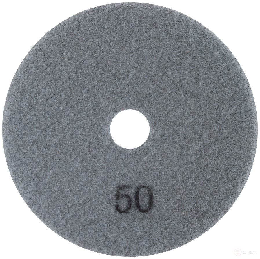 Diamond flexible grinding wheel AGSHK (Velcro), dry grinding, 100 mm, P 50