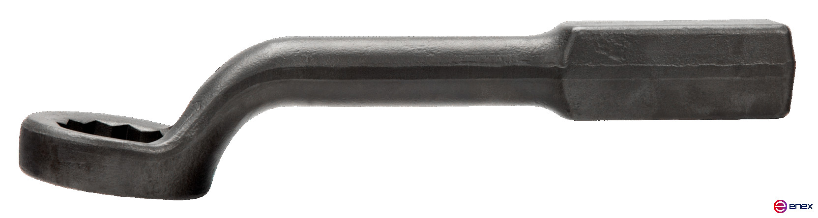 Ключ накидной изогнутый ударный, 80 мм
