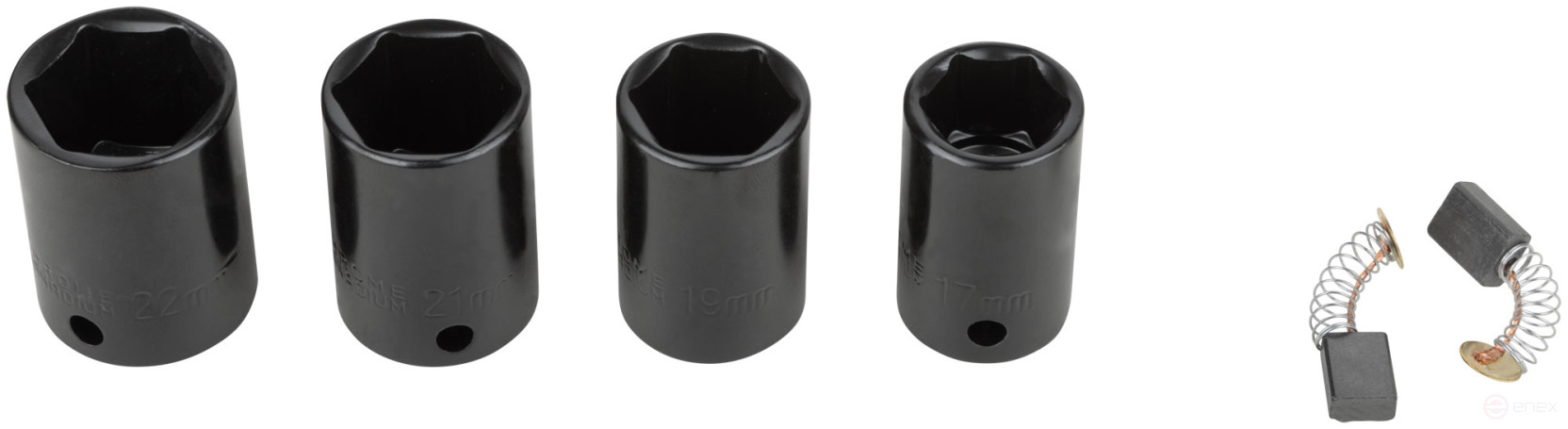 Electric wrench 450 W; 2800 rpm; 4200 rpm; 400 Nm; BS brushes; res. incl.; 2.3 kg ; box