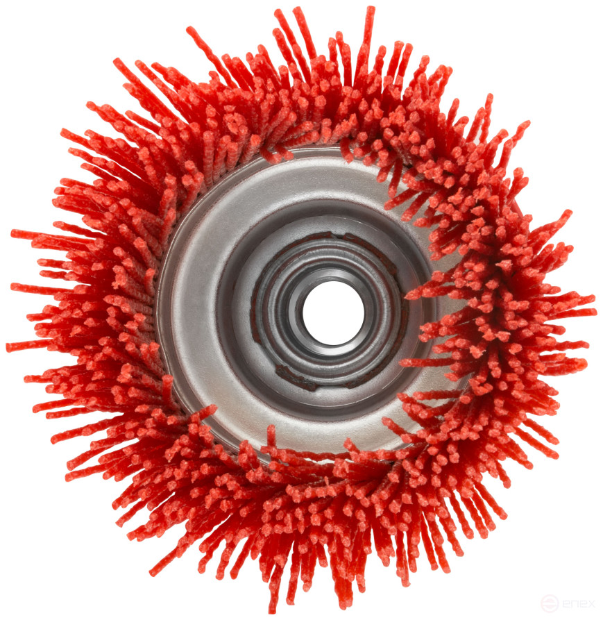 Корщетка-чашка нейлоновая, гайка М14, Профи 100 мм