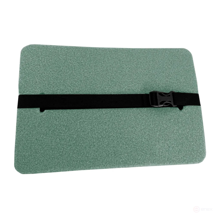 Tourist seat, 3-layer olive oil, with foil, moisture-resistant, multi-layered, foam/karemat, camping seat, hiking/hiking trunk 350x240x15 mm