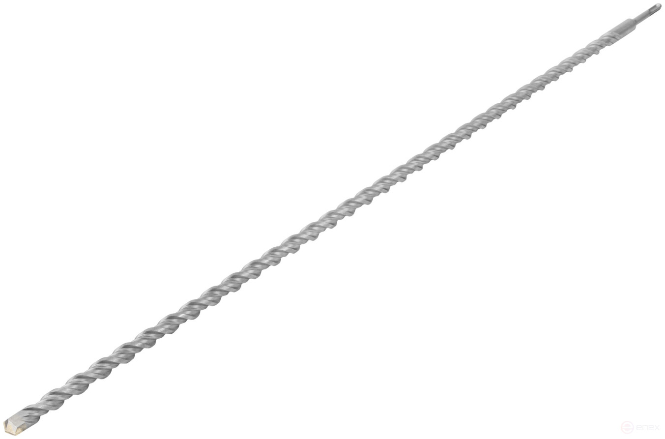 SDS PLUS concrete drill, Profi, W-shaped insert, double spiral, 22 x 1000 mm