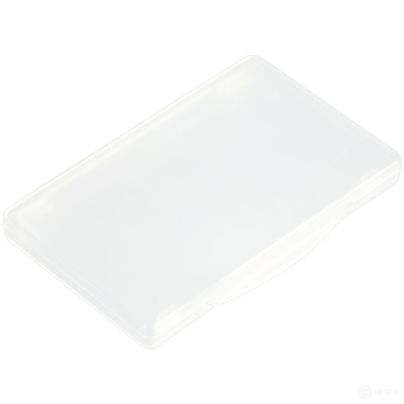 Футляр для визиток и карт СТАММ "Card Box", 69*100*10мм, прозрачный