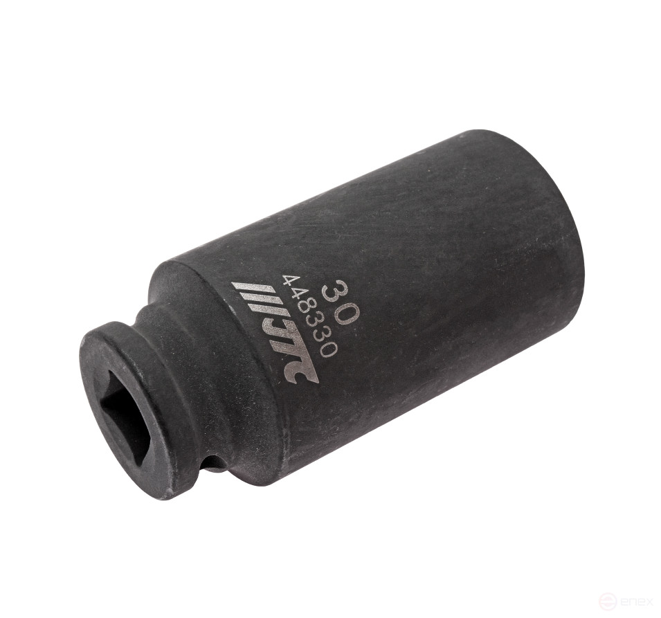 Головка торцевая ударная тонкостенная 12-гранная 1/2" х 30мм, длина 82мм JTC /1