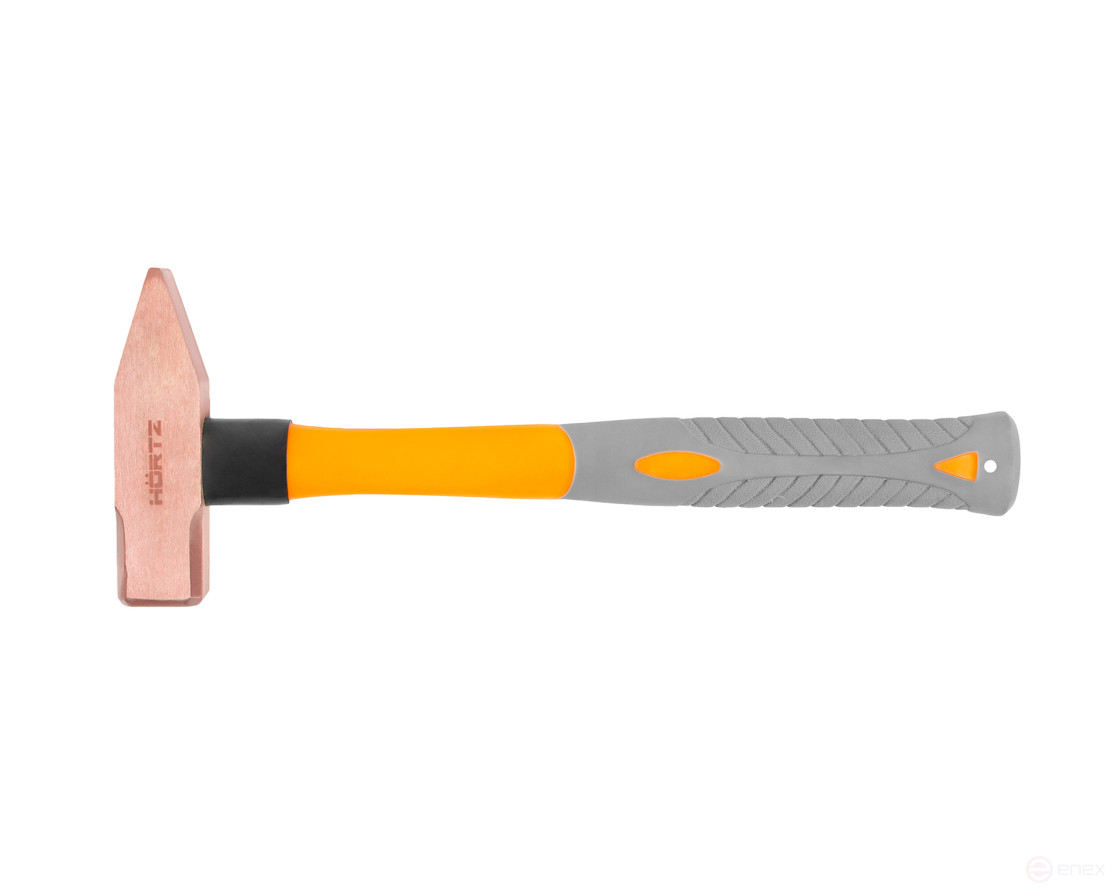 Hammer with transverse striker 5 kg BeCu handle fiberglass, intrinsically safe 186-1012, HORTZ