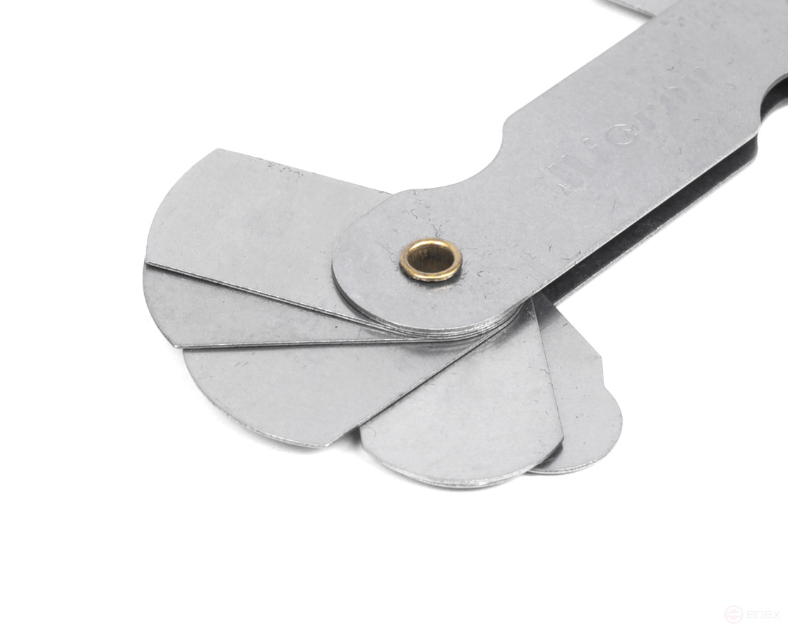 A set of Micron radius templates No. 2 (R 8-25mm) with calibration