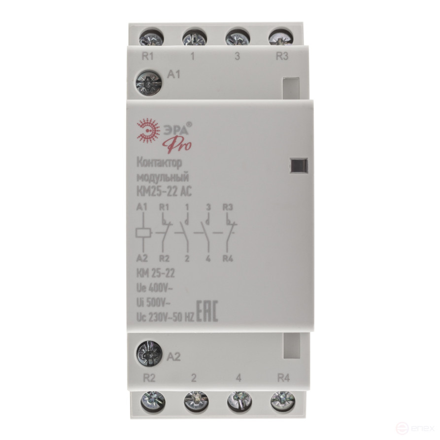 Контактор модульный ЭРА PRO NO-902-299 КМ25-22 AC