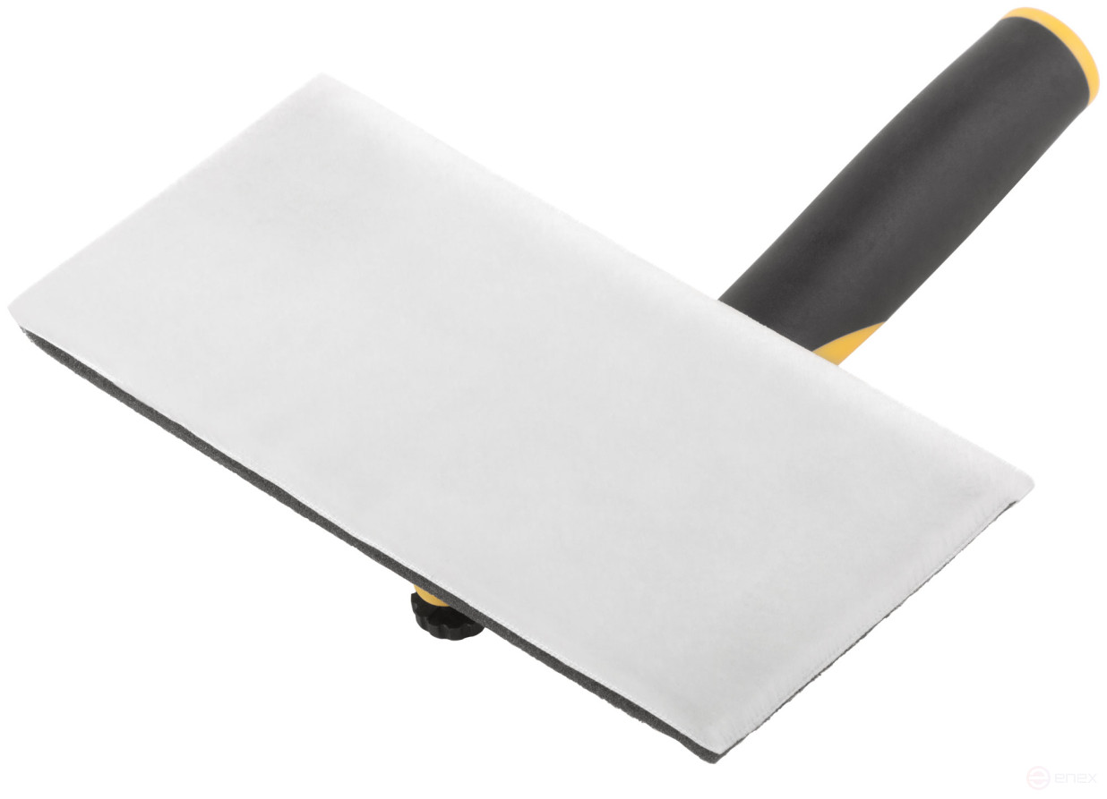 Pad for paints and varnishes, rubberized handle 180x95 mm