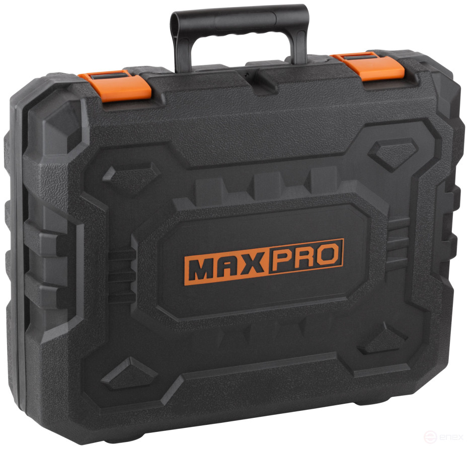MAX-PRO Перфоратор демонтажный 1500 Вт; 0-850 об/мин; 5,5 Дж; 3 режима; Д/Б/М-42/32/13; 5,2 кг; SDS-PLUS; антивибрационная ручка; резиновые вставки; р