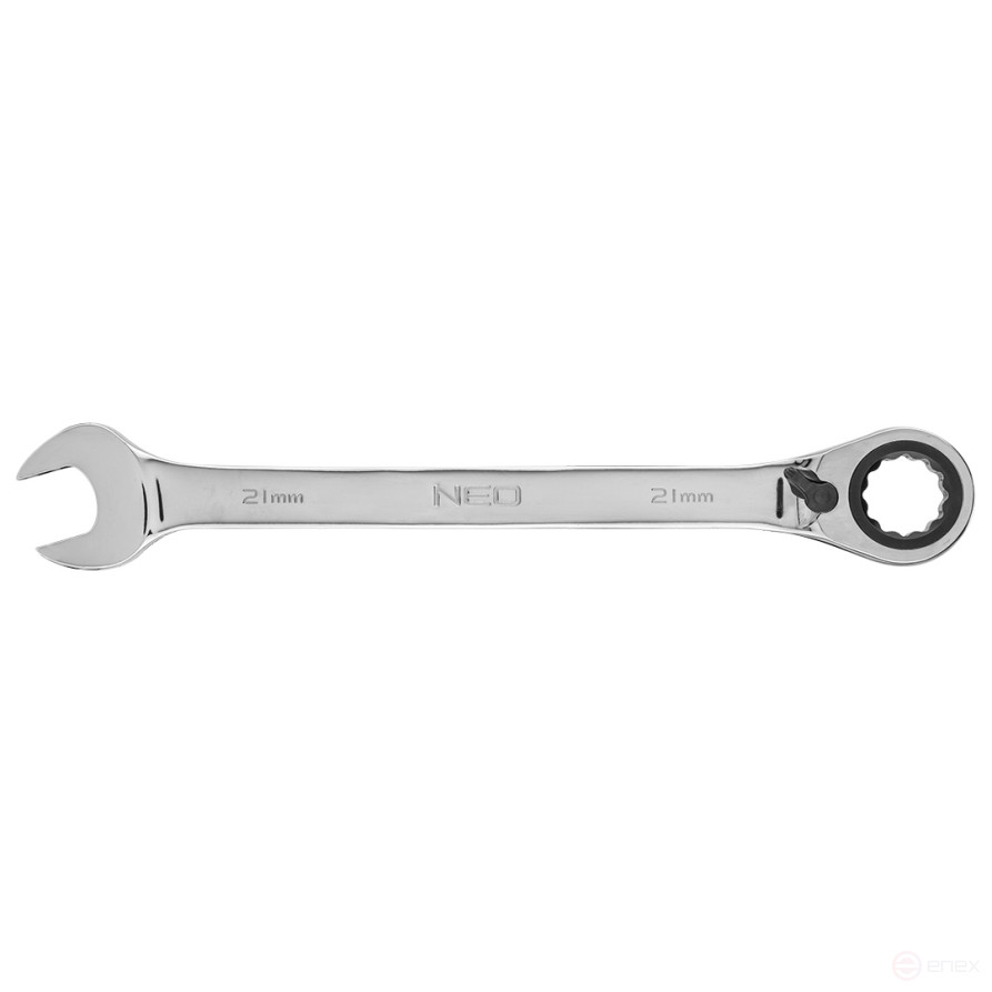 Ключ комбинированный с трещоткой 21 мм, 09-333