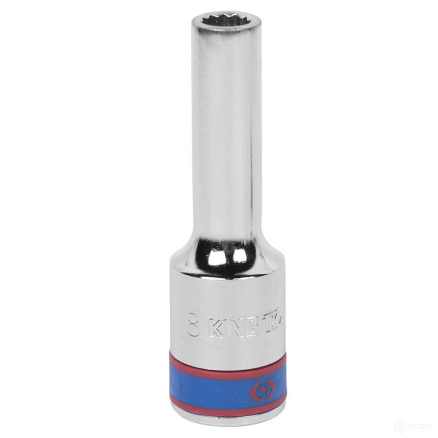 Головка торцевая глубокая двенадцатигранная 1/2", 8 мм KING TONY 423008M