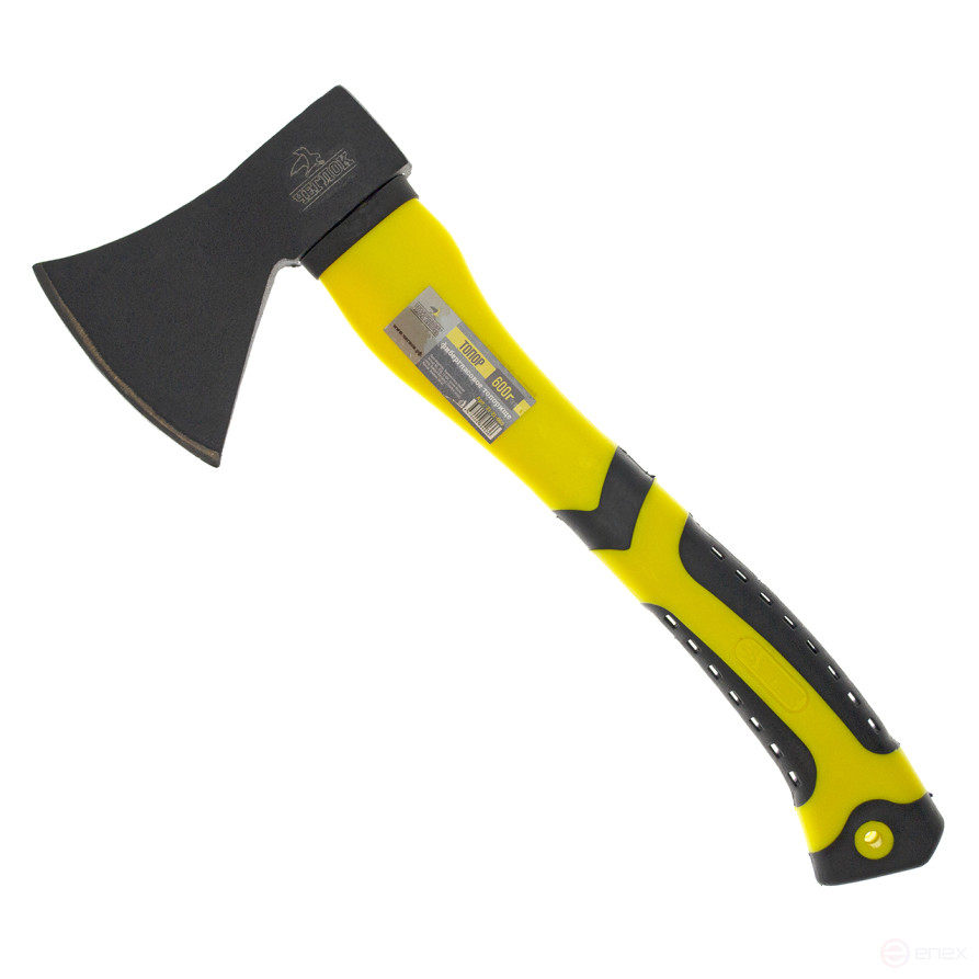 Топор 600 г, кованный, фиберглассовая рукоятка, Чеглок