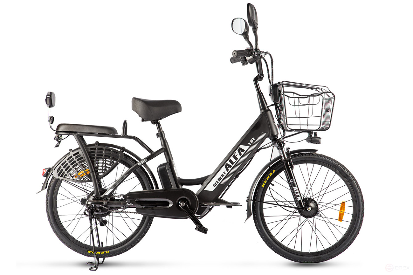 Gelbert ALFA 1 ST electric bike, black