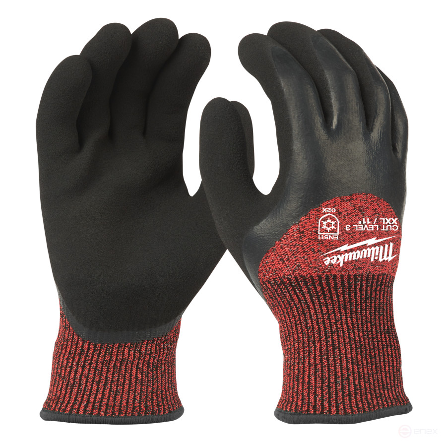 Winter Cut level protective gloves 3/C, XXL/11